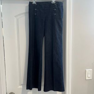 Vince Camuto Boot Cut Jeans with button detail size 0
